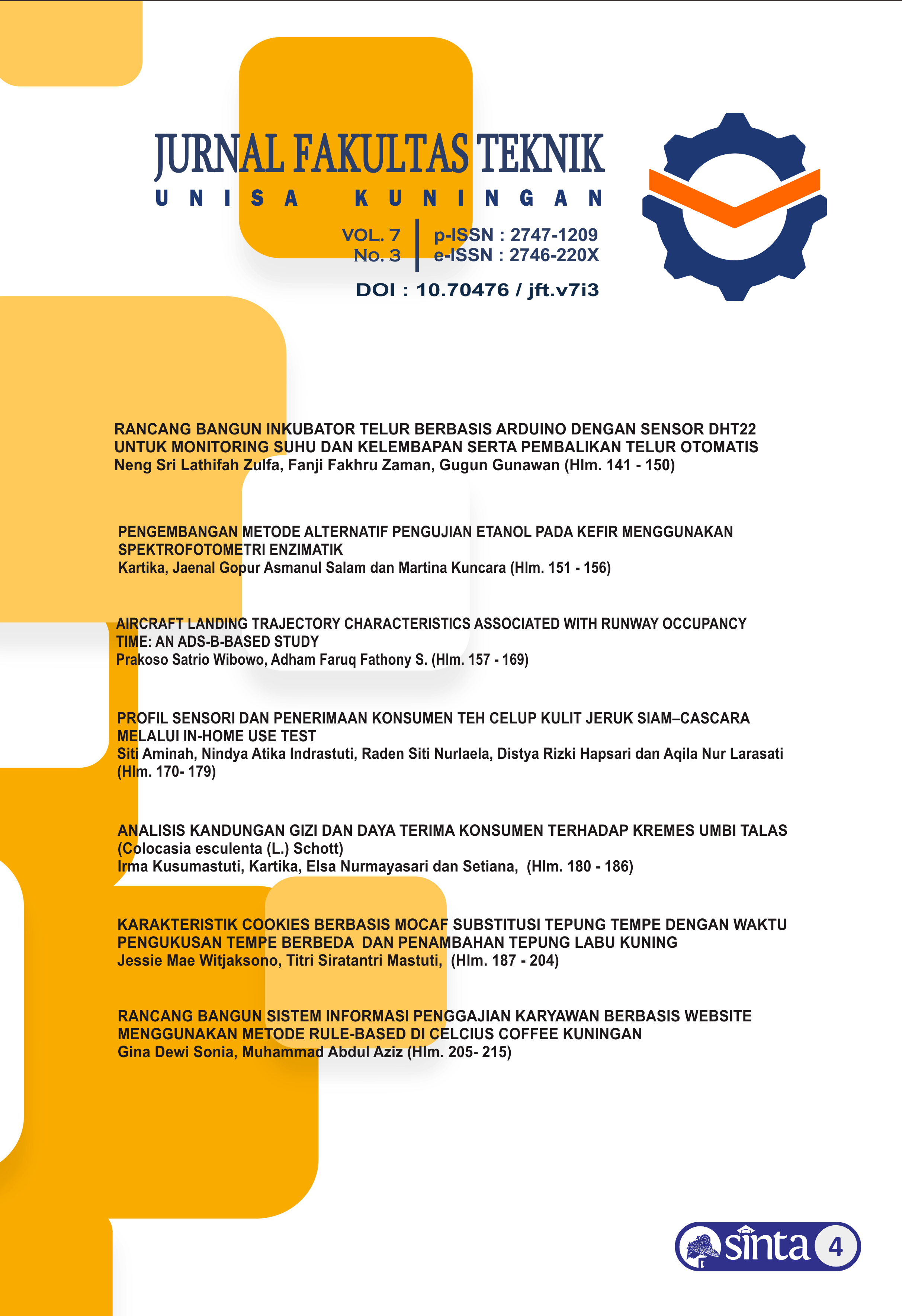 					View Vol. 7 No. 3 (2026): Jurnal Fakultas Teknik
				